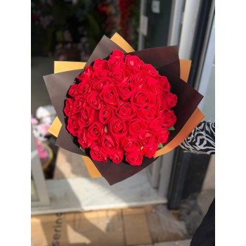 kırmızı gül buketi 